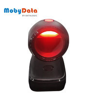 Lecteur de codes-barres Mobydata DT100, support, scanner de codes-barres 1D et 2D, lecteur de codes QR RS232 pour POS, PC, supermarché, librairie, commerce de détail
