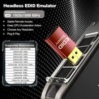 Câble adaptateur émulateur EDID HDMI 4K Modèle S06 3840x2160 4K60Hz pour Bureau à distance/KVM/Serveur sans tête/Configurations GPU Sortie stable