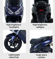 Scooter à essence 150cc le plus vendu, moto tout-terrain 4 temps CDI, frein à disque, pneus sans balais de 12 pouces pour adultes, 120 km/h
