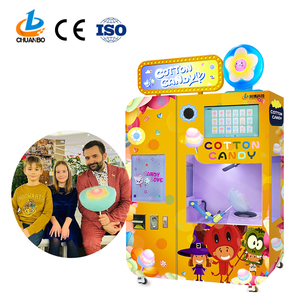 Usine chinoise OEM ODM : Nouvelle machine distributrice <span class=keywords><strong>de</strong></span> barbe <span class=keywords><strong>à</strong></span> papa commerciale <span class=keywords><strong>à</strong></span> écran tactile, conception innovante, par Chuanbo Technology - Product Image 2