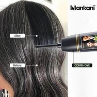 Vente en gros de teinture pour cheveux et barbe de qualité supérieure, permanente, sans ammoniaque, en crème, 7 couleurs, couvre les cheveux blancs et gris pour hommes