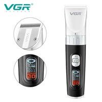 Tondeuse à cheveux numérique professionnelle VGR V069, tondeuse à cheveux électrique rechargeable, Vgr 069, tondeuse à cheveux sans fil pour homme, réglable