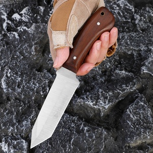 Ngoài Trời Thép Không Gỉ Cố Định Lưỡi Survival Câu Cá Dao Với Gỗ Xử Lý 99Mm 220G Cắm Trại Săn Bắn Chiến Đấu OEM Tùy Chỉnh - Product Image 4