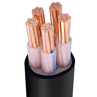 Câble d'alimentation en cuivre standard YJV, tension nominale 0,6/1KV, isolation XLPE, gaine en PVC, pour alimentation de circuits d'électricité réseau