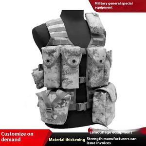 Chaleco Táctico de Camuflaje Portátil Personalizado, Multifuncional, con Cierre de Cremallera, Impermeable, para Entrenamiento al Aire Libre - Product Image 3