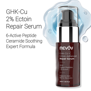 Sérum Visage Anti-Âge Réparateur Avancé au Cuivre Peptidique OEM GHK-Cu 2% et Ectoïne pour la Récupération de la Barrière Cutanée - Soin Visage - Product Image 1