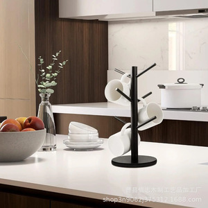 <b>Tree</b> Shaped <b>Mug</b> Holder 4in Wide Space Saving Coffee Cup Rack Home Kitchen Storage Stand - Product Image 1