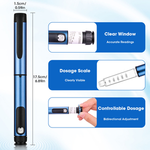 Reusable Durable Metal Peptide <b>Pen</b> V1 with Custom Logo <b>Refillable</b> Adjustable Dose Injection <b>Pen</b> for 3ml Glass Cartridge Vial - Product Image 5