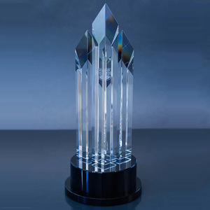 Crystal <b>Trophy</b> Laser <b>Engraved</b> 26-30cm Durable For Awards Events Gifts - Product Image 2