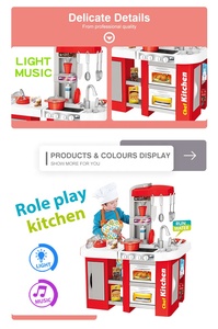 Set da Cucina <span class=keywords><strong>Giocattolo</strong></span> Multifunzionale da 53 Pezzi per Giochi di Ruolo e Simulazione di Cottura - Product Image 5