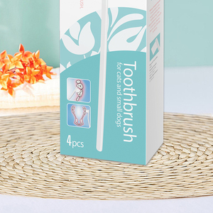 Juego de 4 Cepillos de Dientes Ecológicos de Plástico para Gatos y <span class=keywords><strong>Cachorros</strong></span> de Marca Privada para Higiene Bucal - Product Image 3