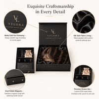 Boîte d'emballage de luxe personnalisée pour perruques, boîte cadeau rigide magnétique sur mesure avec insert en satin pour extensions et postiches capillaires