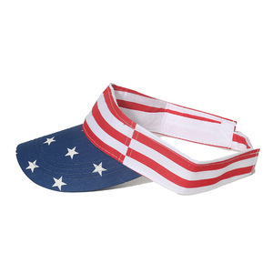 Mỹ cờ in Yêu Nước <span class=keywords><strong>Visor</strong></span> Golf Sun <span class=keywords><strong>hat</strong></span> cờ cap 4 của July Womens <span class=keywords><strong>Visor</strong></span> mũ cho phụ nữ - Product Image 3