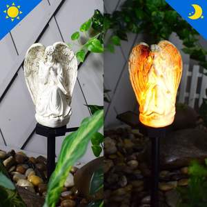 Lampe de jardin LED solaire, extérieure, en forme d'ange, étanche, éclairage paysager de jardin, éclairage au sol, certifiée CE, Xinxing - Product Image 3
