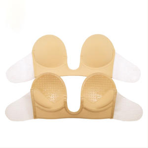 Высококачественный бюстгальтер без бретелек для взрослых женщин и девушек, глубокий V-образный вырез, невидимый, самоклеящийся, без косточек, размеры <span class=keywords><strong>XXL</strong></span>/<span class=keywords><strong>XXXL</strong></span>, большие размеры - Product Image 1