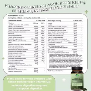 OEM/ODM Varios extractos de frutas y verduras Suplementos dietéticos Tabletas Apoya el metabolismo Suministros Vitaminas - Product Image 2