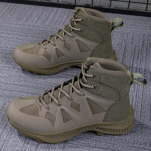 Chaussures de sport basses polyvalentes de couleur beige désert pour hommes, idéales pour le fitness en extérieur et l'exploration urbaine - Product Image 4