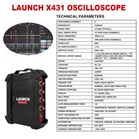 LAUNCH-Analizador de 4 canales, dispositivo digital Scopebox Tester, Puerto USB, circuitos, sensores, osciloscopio