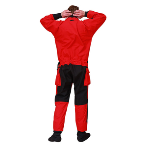 Juego Completo de Traje de <span class=keywords><strong>Rescate</strong></span> <span class=keywords><strong>en</strong></span> Seco para Control de Inundaciones, Chaleco Salvavidas Impermeable, Cálido, Rojo, Negro, Salvavidas de <span class=keywords><strong>Rescate</strong></span> <span class=keywords><strong>en</strong></span> Agua - Product Image 6