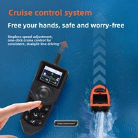 Jichuang G68 12V Perahu Umpan GPS Penentuan Posisi Otomatis Kembali ke Rumah Kontrol Jarak Jauh Deteksi Kedalaman Sonar Cerdas Deteksi Suhu Air