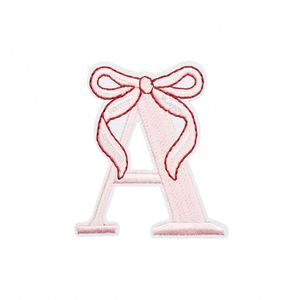 Nuevo Parche Termoadhesivo con Lazo Rosa y Letras para Decorar Ropa, Bolsos y Sombreros de Niñas - Product Image 4