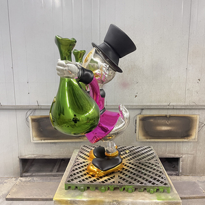 Statua di <span class=keywords><strong>Paperino</strong></span> a Prezzo di Fabbrica, Scultura Artistica in Resina Ecologica, Decorazione Pop Art Fatta a Mano, Raffinata Decorazione per la Casa - Product Image 3
