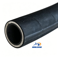 Tuyaux hydrauliques en caoutchouc renforcés de fil d'acier haute pression sur mesure, tuyaux d'huile flexibles et services de découpe sur mesure