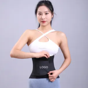 High Quality Custom Logo Lower Waist Back Brace Waist Lumbar Support Belts Body Shaper Slimming Belt Waist Trimmer Trainer