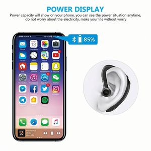 S109 Stereo Single <b>Wireless</b> Earbuds Business Hands-free Call Sports Headphones with Mic Ear Hooks Earphone with Box - Product Image 4