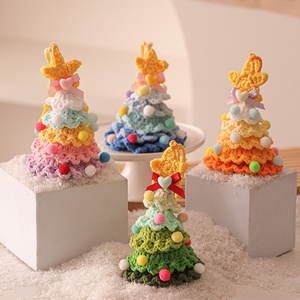 Adornos Navideños <span class=keywords><strong>de</strong></span> Peluche Tejidos <span class=keywords><strong>a</strong></span> <span class=keywords><strong>Crochet</strong></span>, <span class=keywords><strong>Bolas</strong></span> y Decoraciones para Árboles <span class=keywords><strong>de</strong></span> <span class=keywords><strong>Navidad</strong></span>, para Autos y Hogares, Elegantes Adornos Navideños para Autos - Product Image 3