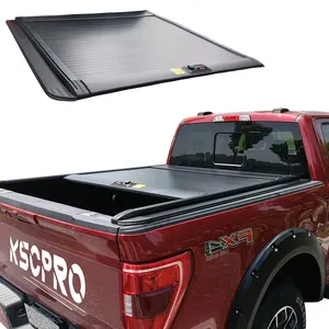 KSCPRO تصميم جديد يدوي قابل للسحبشاحنة سرير Tonneau الأسطوانة مصراع غطاء بيك آب لميتسوبيشي تريتون L200