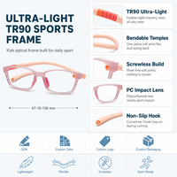 Montures de lunettes pour enfants, montures de lunettes de vue, lunettes optiques pour filles.