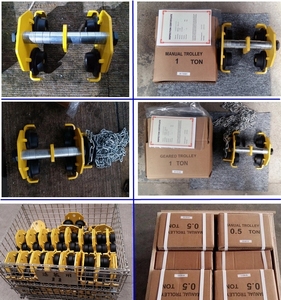 Ce cấp giấy chứng nhận mịn di chuyển chùm đơn <span class=keywords><strong>1t</strong></span> tay đẩy Hướng dẫn sử dụng đồng bằng xe đẩy hướng xe đẩy - Product Image 4