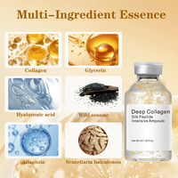 Sérum Visage Anti-Âge et Raffermissant au Collagène et Peptides de Soie, Hydratant, 40ml, Qualité OEM/ODM Supérieure