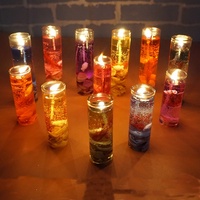 Kreativer Kerzenhalter Ocean Candle Jelly Wax Hochzeits geschenk Ocean Jelly Essen Tial Oil Romantische Kerzen