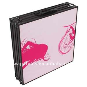 <span class=keywords><strong>Mesa</strong></span> de camping plegable de Beer <span class=keywords><strong>Pong</strong></span> de 8 pies de largo con portavasos - Product Image 6