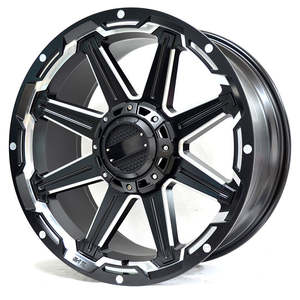 Roues de voiture 15 16 <span class=keywords><strong>17</strong></span> 18 pouces alliage d'aluminium noir Cool multi-rayons 4x4 vente en gros jantes de roue en fonte pour SUV - Product Image 3