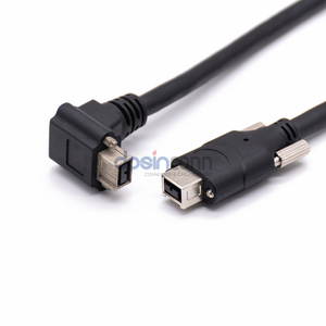 1394b Plug 9Pin Preto <span class=keywords><strong>MINI</strong></span> Cabos de Link para Câmera 3m - Product Image 2
