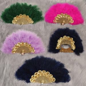Commercio all'ingrosso colorato africano tradizionale matrimonio tacchino grande piuma ventagli a mano decorazioni per la <span class=keywords><strong>sposa</strong></span> ventagli da <span class=keywords><strong>sposa</strong></span> piuma - Product Image 1