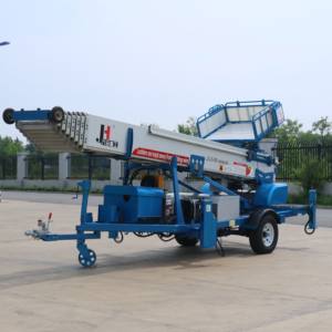 Escalera Remolcable para Camión de 32M 36M, Marca JIUHE, Fabricante Chino, Escalera Elevadora Remolcable para Camión en Venta - Product Image 4