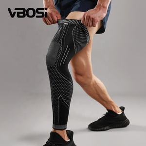 שרוול לחץ לרגל מלאה של VBOSI לסיטונאות, להקלה על כאבי ברכיים ורגליים, להתאוששות שרירי הרגליים, תמיכה לברך לכדורסל לגברים - Product Image 1
