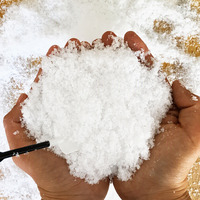 Vente en gros, décoration de neige artificielle instantanée, neige magique de noël pour les enfants qui jouent