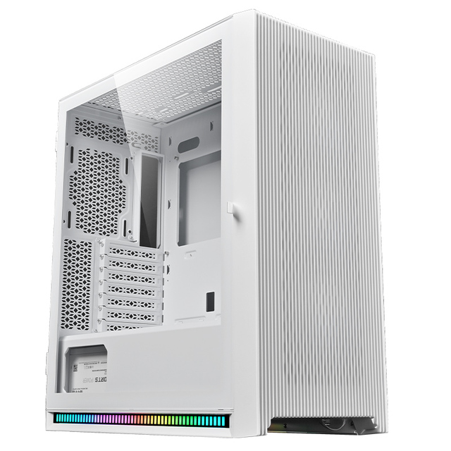 SNOWMAN PC Case Full Tower Mid Tower ATX  Tempered Glass PC Cabinet Support 360 Liquid Cooler Desktop Gaming Computer Case