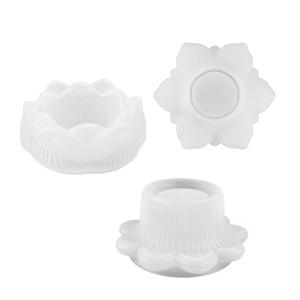 Molde de Resina para Velas con Forma de Flor y Loto 3D, Decoración de Mesa para el Hogar, con Silicona para Moldeo con Resina Epoxi, Herramientas para Pasteles - Product Image 6