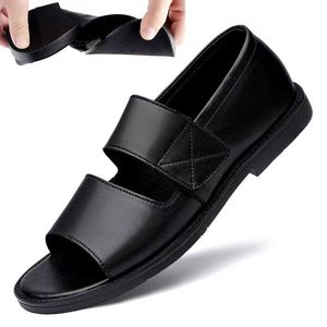 Hot Sale Flat Breathable Cushioning Open Toe Fisherman Slip-On Anti-Slip Summer Lightweight Quick Dry PU Outdoor <b>Sandals</b> New - Product Image 3