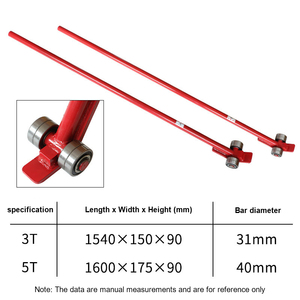 Palas de desempalme de alto rendimiento y resistentes al desgaste, palas cortas de acero forjado para excavación, compatibles con CG-P046 de 3 y 5 toneladas para palés de madera. - Product Image 2