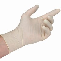Gants d'examen en latex sans poudre, gants en latex non chirurgicaux, gants en latex jetables, gants en latex industriels