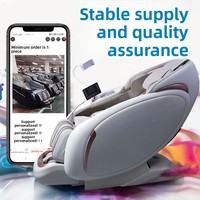 Silla de Masaje Multifuncional con Voz AI, Masaje de Cuello, Espalda, Piernas y Pies, Monitoreo de Frecuencia Cardíaca, Función Musical, Uso Doméstico, Bluetooth