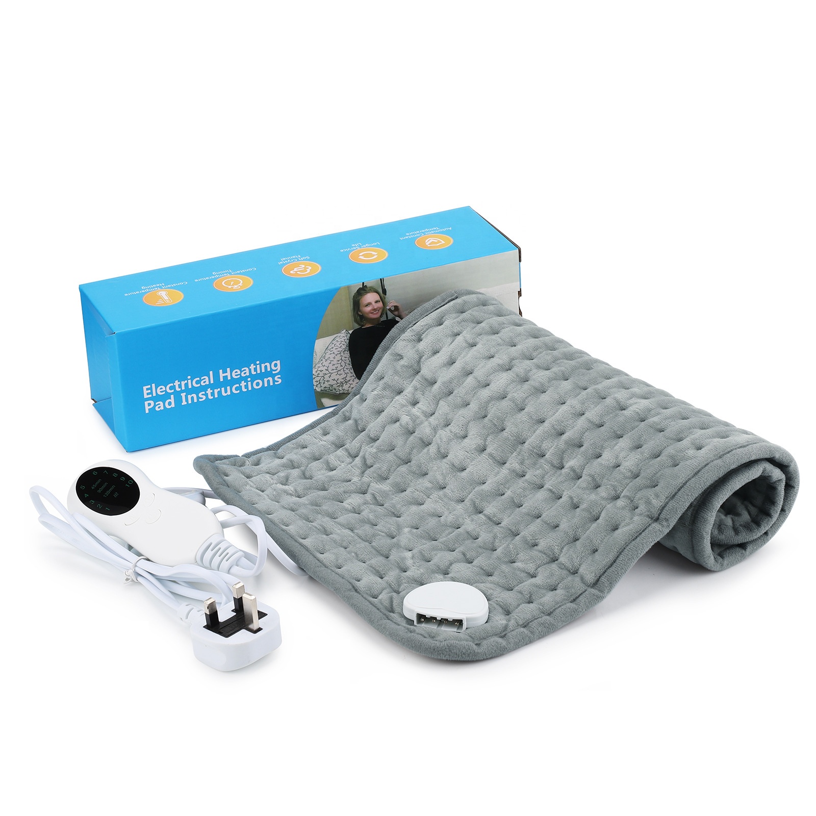 Portable Safe Comfortable Electric Throw Heat Blanket Pad Winter Thermal Heated Blanket