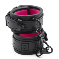 Menottes de bondage d'usine en cuir BDSM, ensemble de restraints réglables pour couples, accessoires de performance, jouets sexuels pour adultes, vente en gros